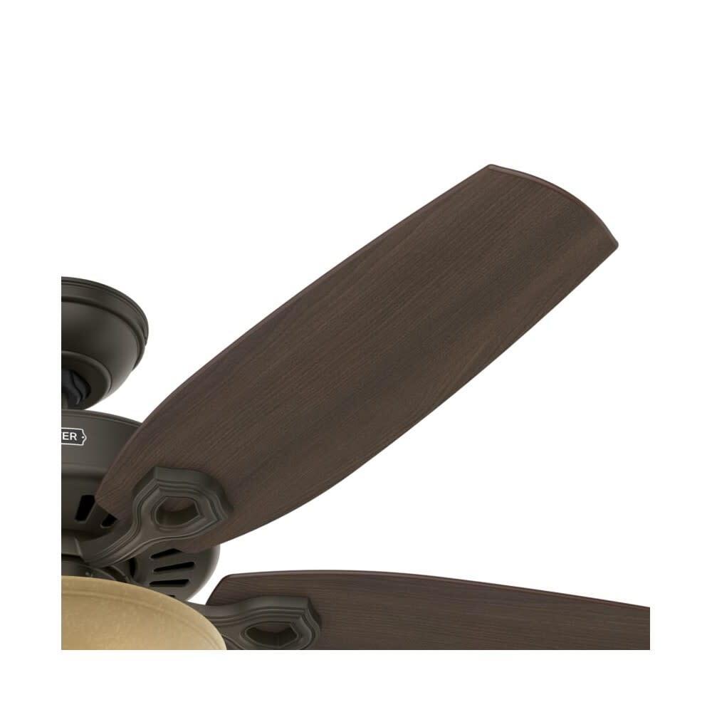 Hunter Fan Builder Deluxe Ceiling Fan 52In Bronze Brazilian Cherry