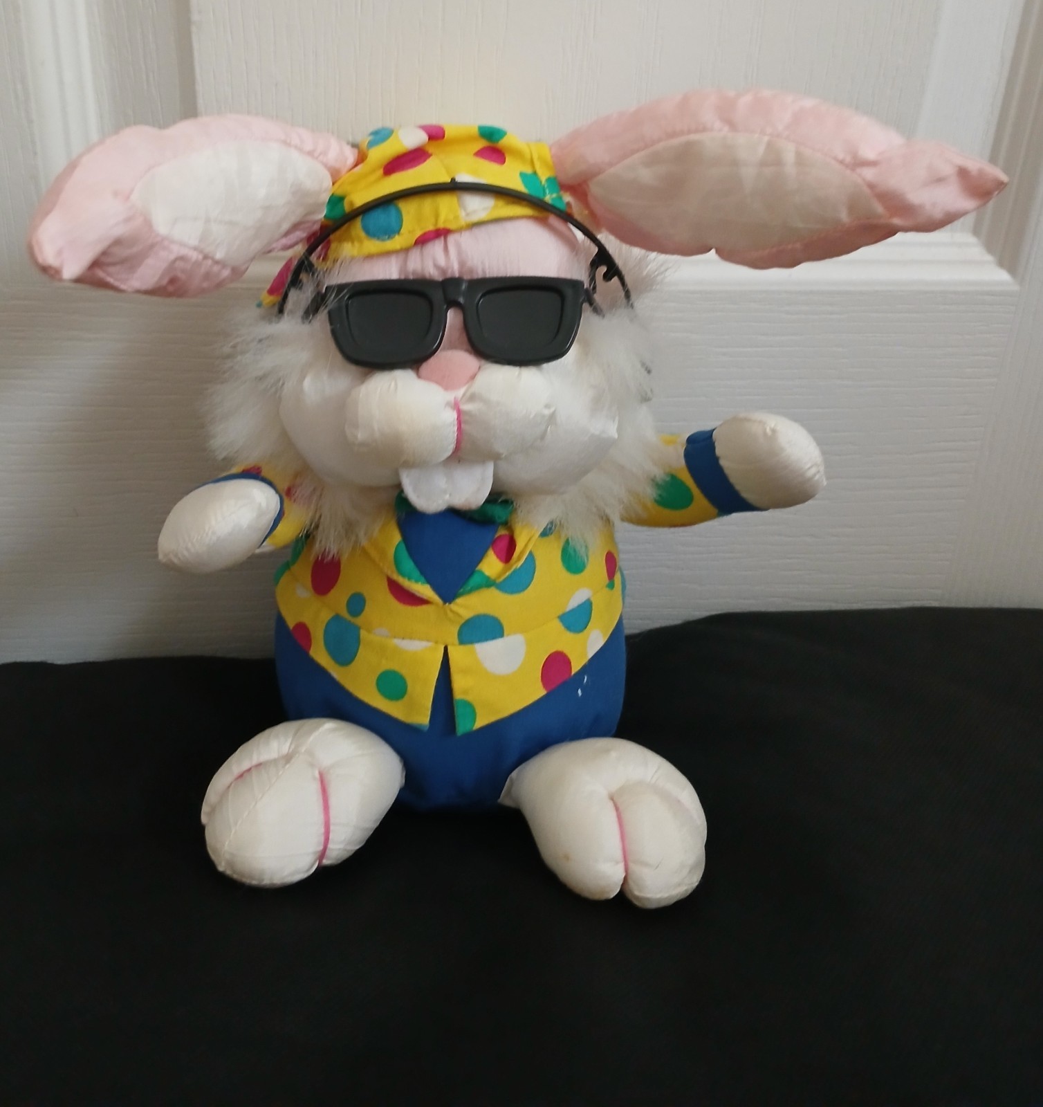 Vintage HIP Hop Easter Bunny Rapping Dancing And Singing Plush
