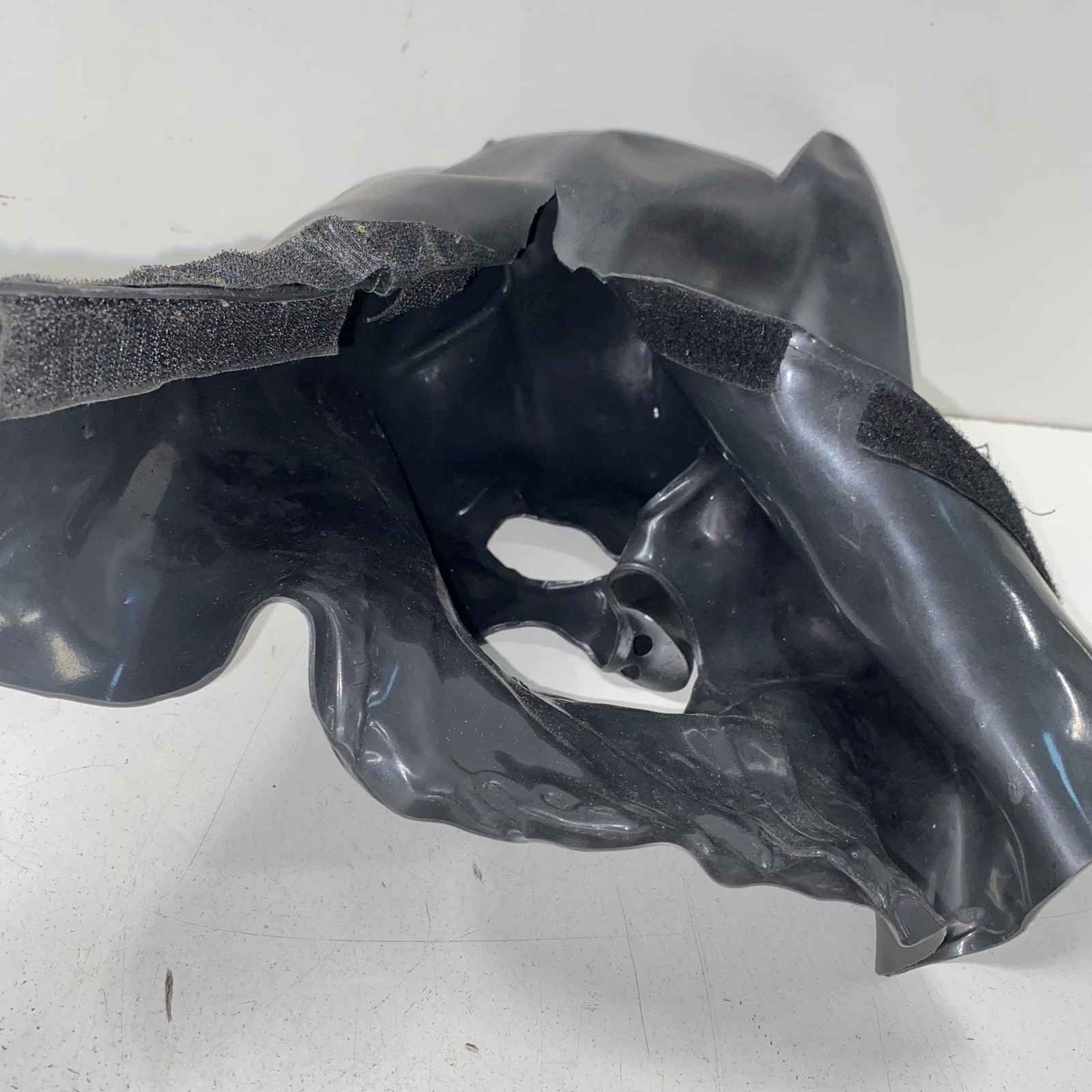 Batman Black Full Head Rubber Mask for Cosplay Fair, Used