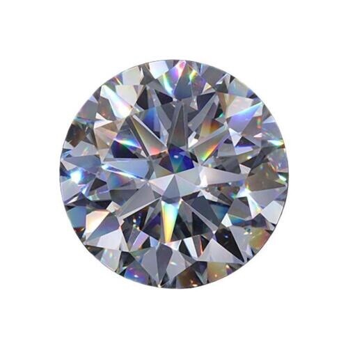 GRA Certified Loose Moissanite Round Stones D VVS1 All Sizes
