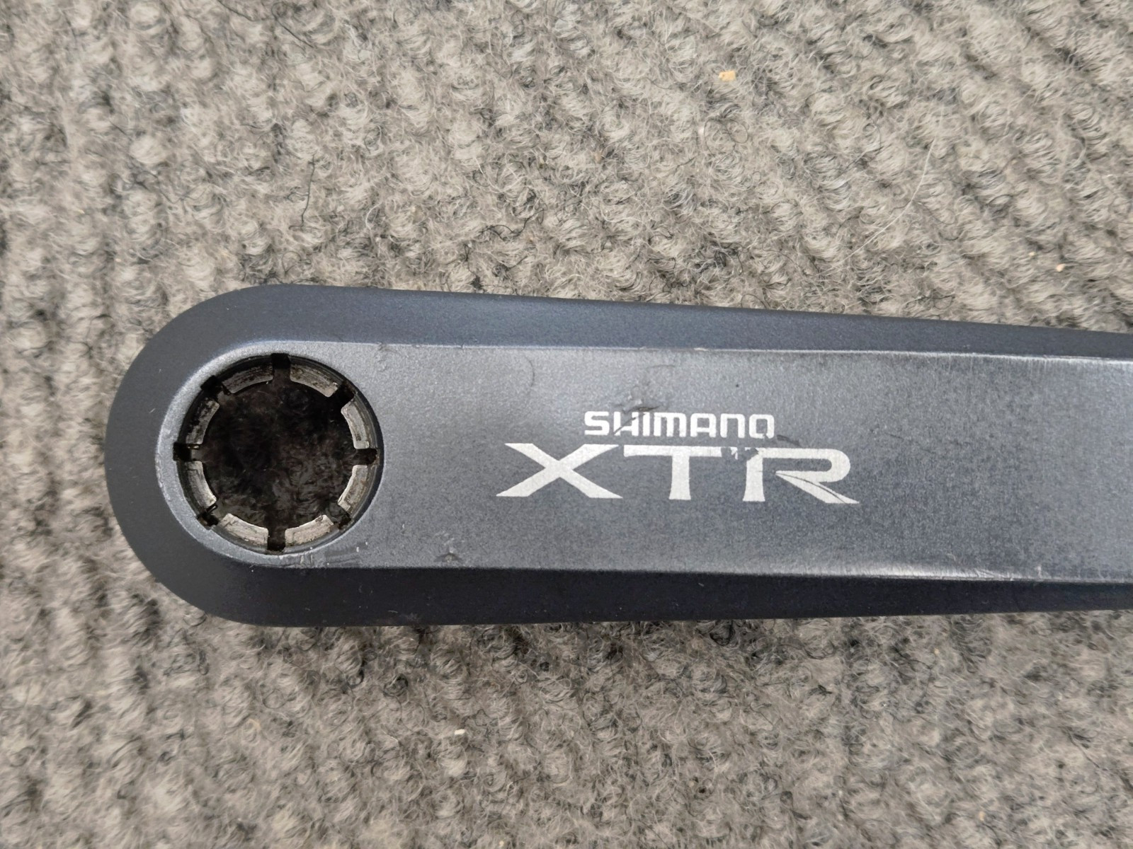 Vintage Shimano XTR FC-M951 Crankarms 180mm For Triple / Singlespeed Octalink V1