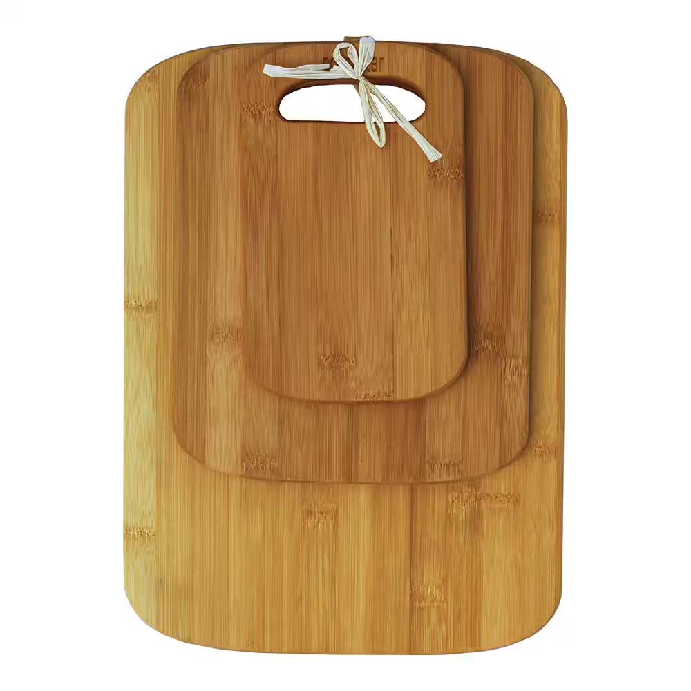 3-Piece Bamboo Cutting Board Set