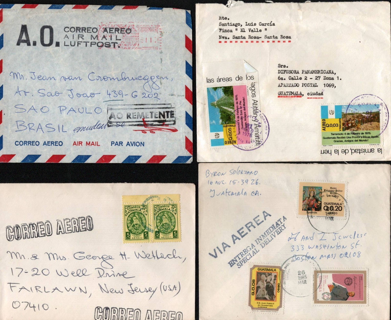 Guatemala Cover Collection - 19 Items - [Group 6]