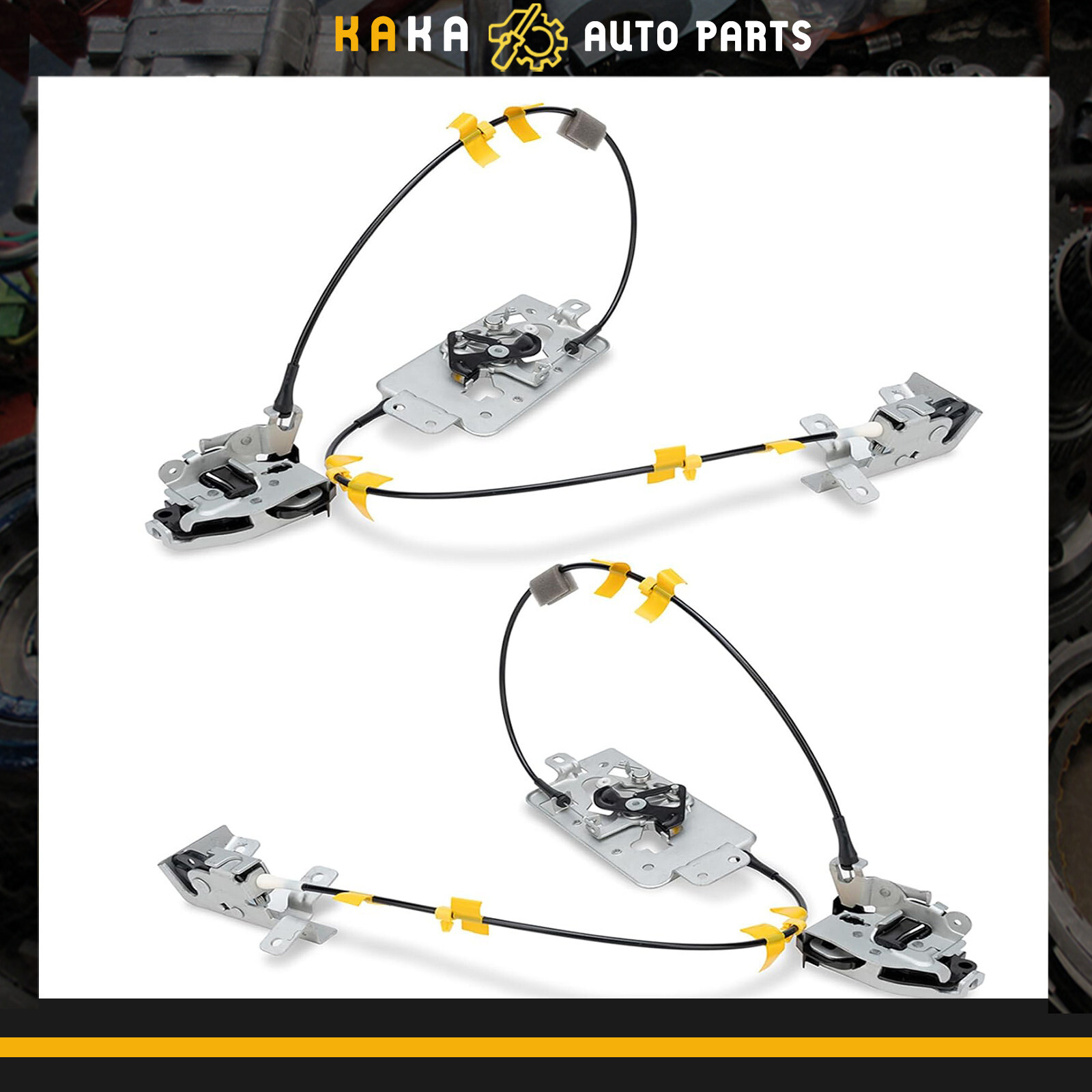 Rear Left & Right Door Latch W/ Cable For 2004-2008 Ford F-150 Extended Cab