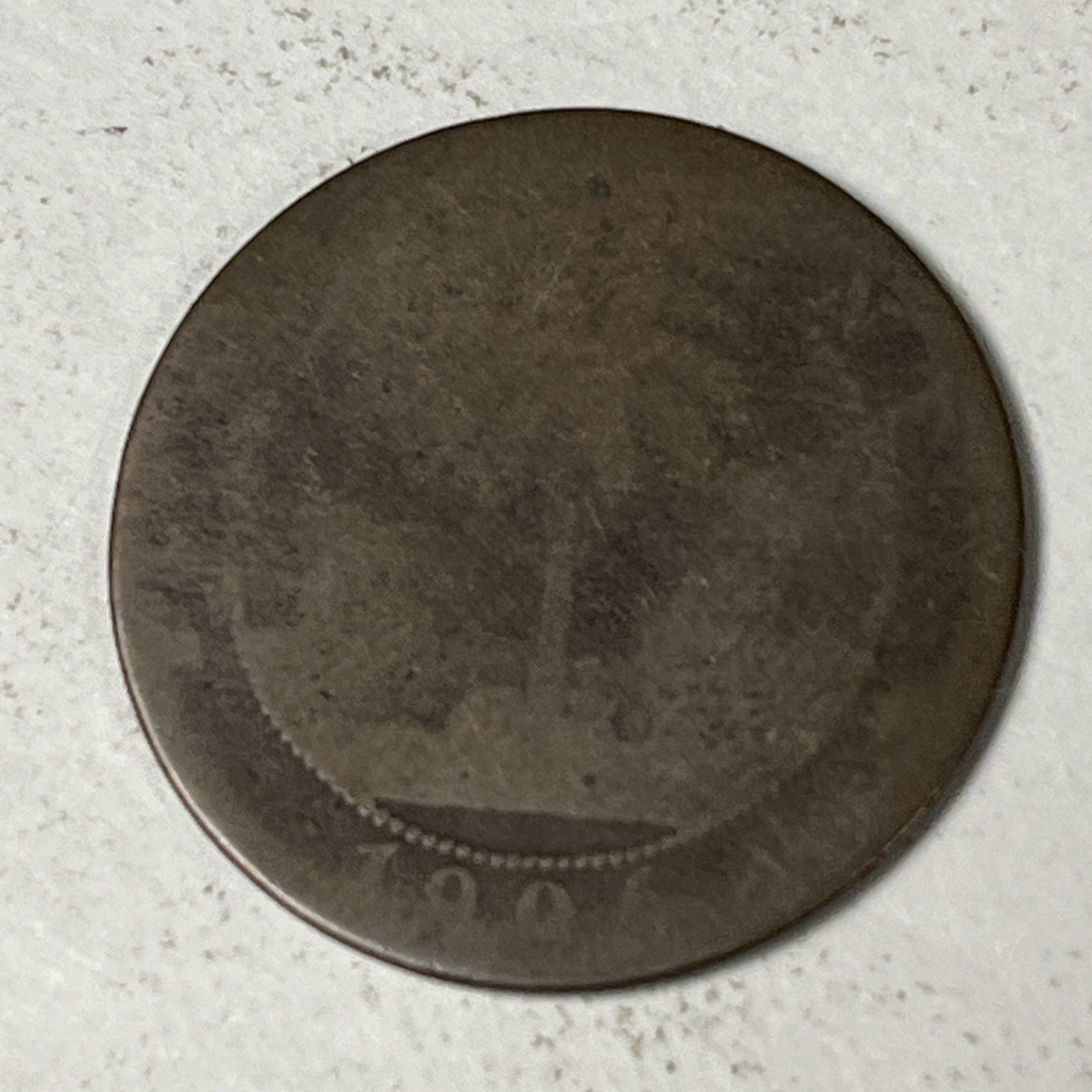 1906 LIBERIA 1 Cent Bronze Coin - Rare - Mixed Lot 1 & 1/2 Cent Coins 7 Total