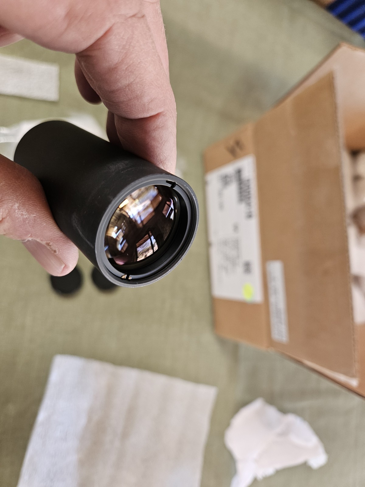 LOT OF 25 TUBE LENS.3" METAL TUBE/LENS INSIDE..