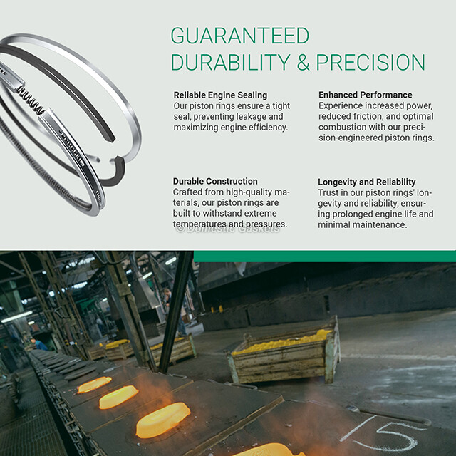 Pistons and Rings fit 05-12 Nissan Xterra Frontier Suzuki 4.0 DOHC VQ40DE