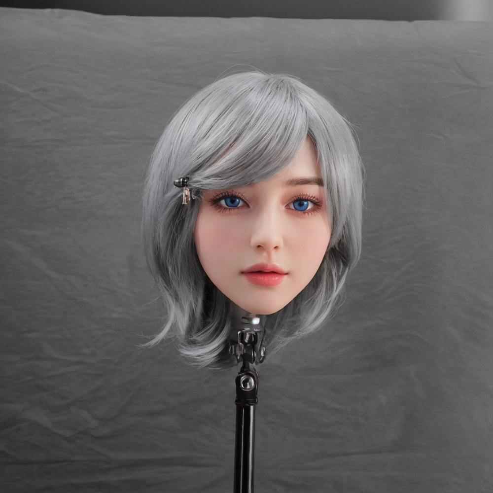 Limited edition female head model,TPE material, soft texture,Mannequin Head,Repl