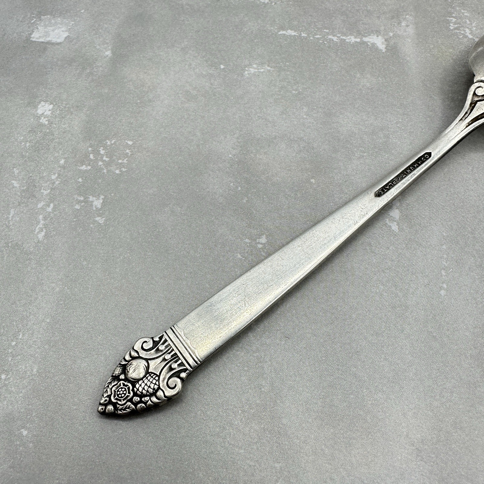 Oneida King Cedric Jelly Server 6" Community Plate Silverplate 1933 Replacement