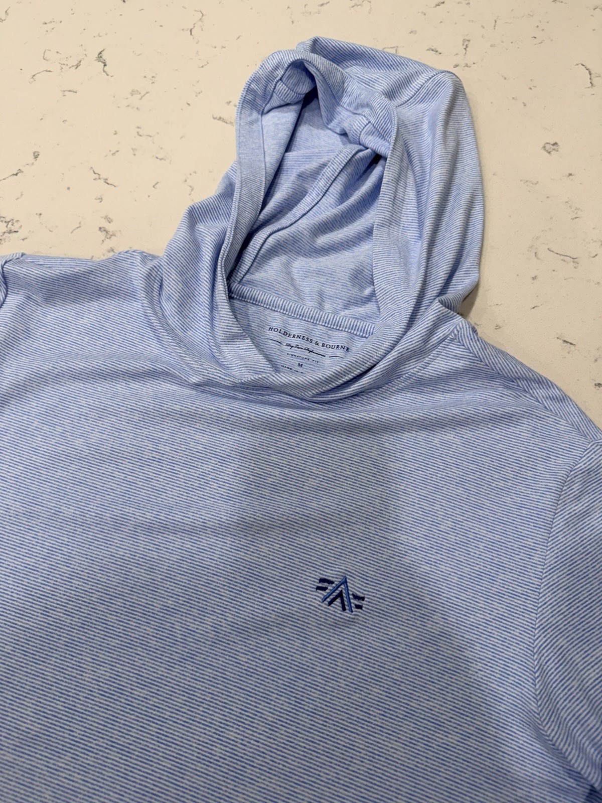 Holderness & Bourne Congaree Golf Club Men's Blue Hoodie M