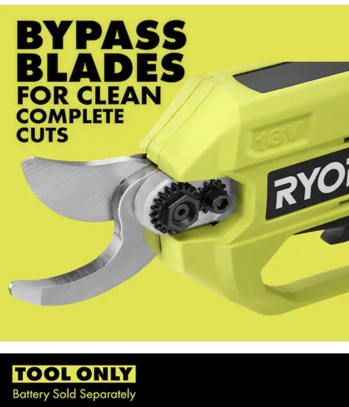 RYOBI ONE+ 18V Cordless Pruner (Tool Only) - P2504VNM