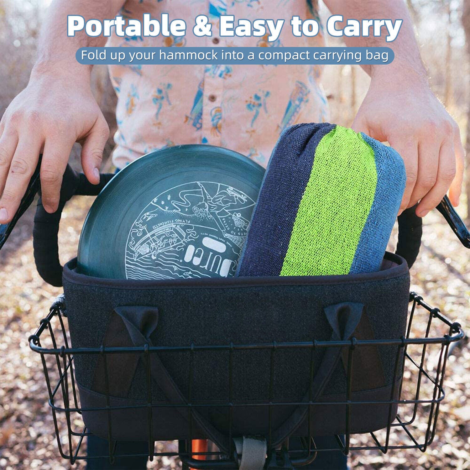 Portable Double Single Person Parachute Outdoor Camping Hammock Hanging Swing