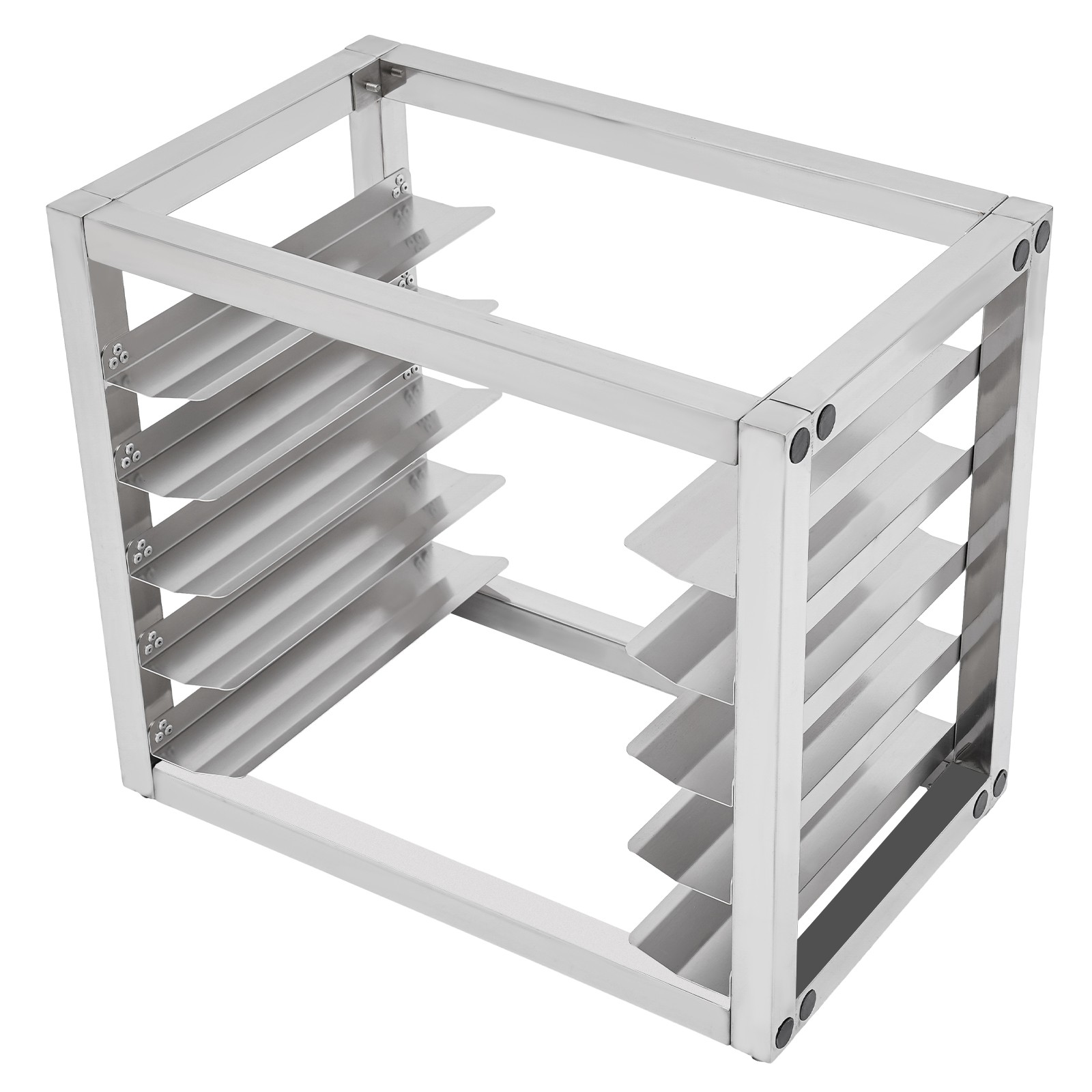 5-tier Kitchen Pan Rack Stainless Steel Baking Tray Rack Tabletop Bakery Rack