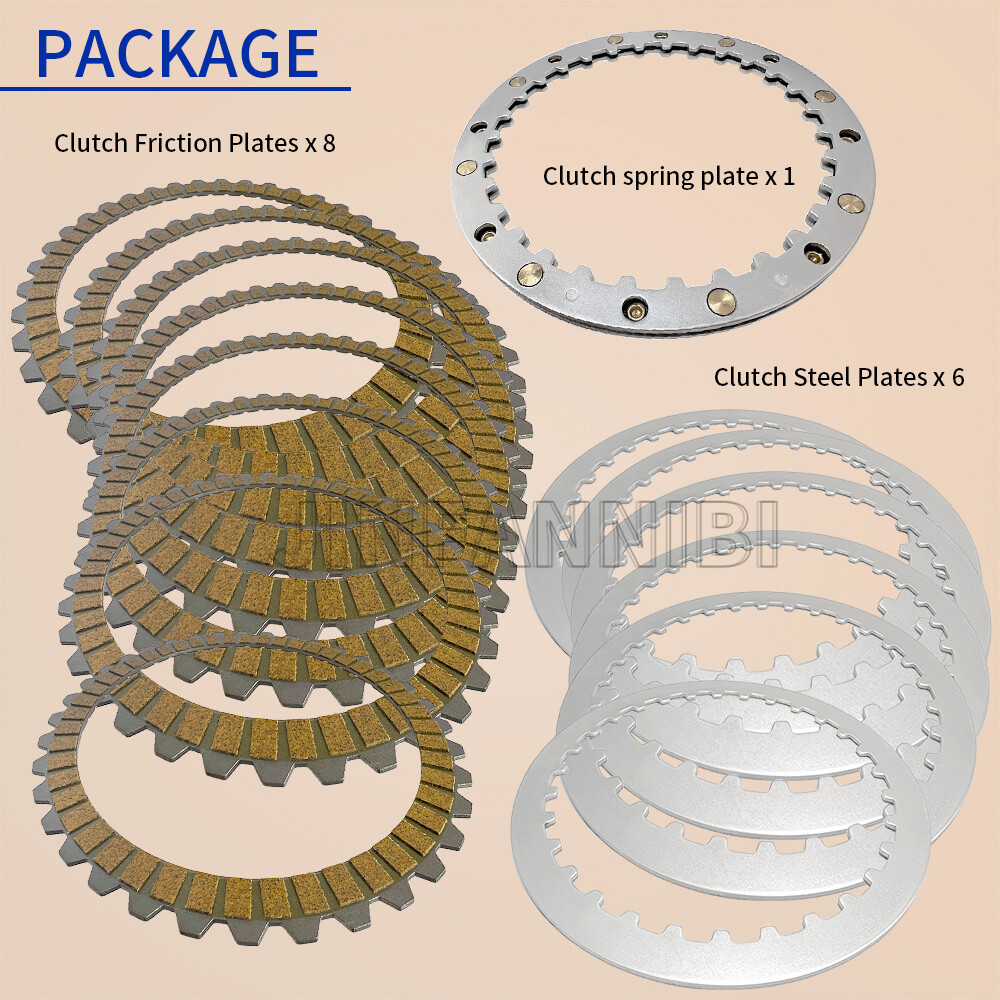Clutch Friction Plate & Clutch Spring Plate Kit for Harley Sportster 883 1200