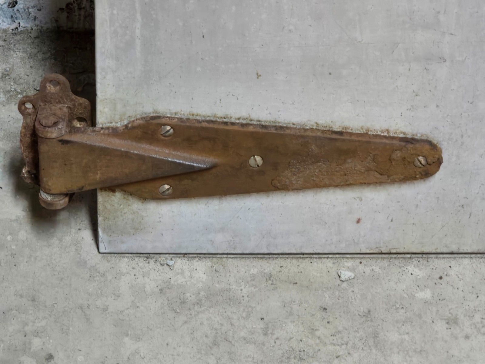 Vintage Ajax Philadelphia Walk-In Cooler Freezer Door Industrial Steel w Hardwar