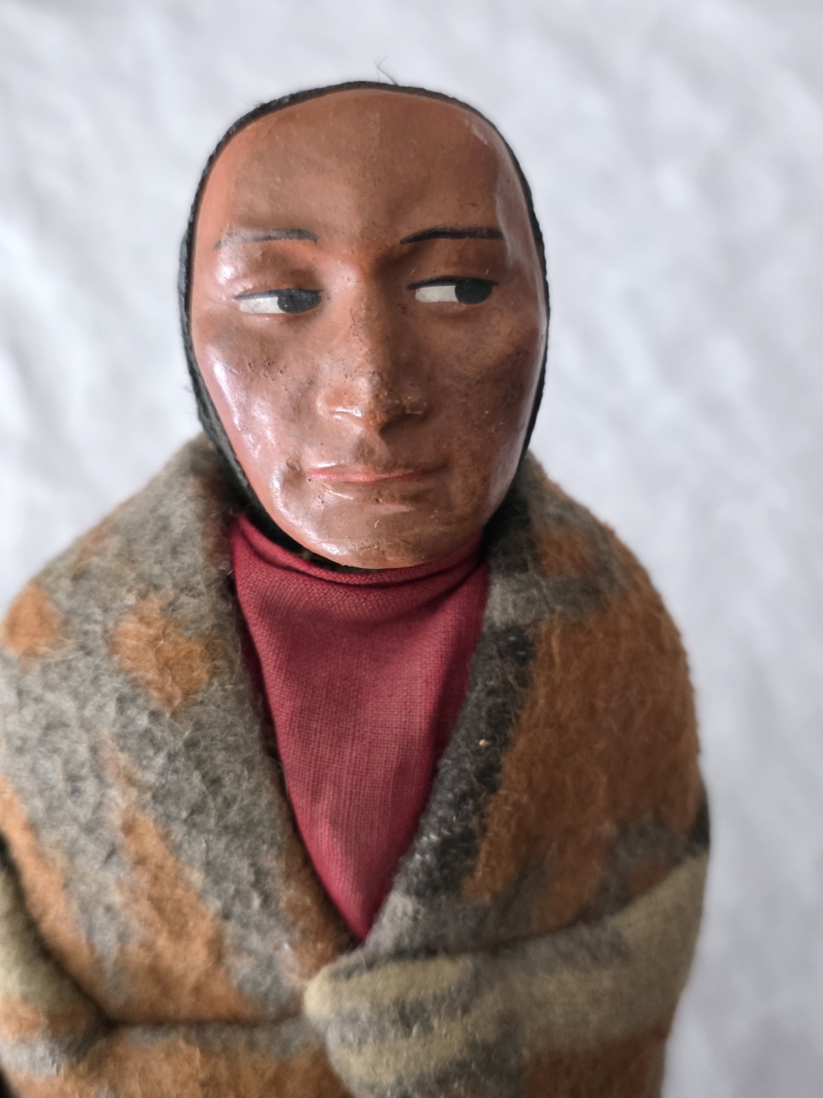 Vintage Skookum Male Native American Doll Bully 11"