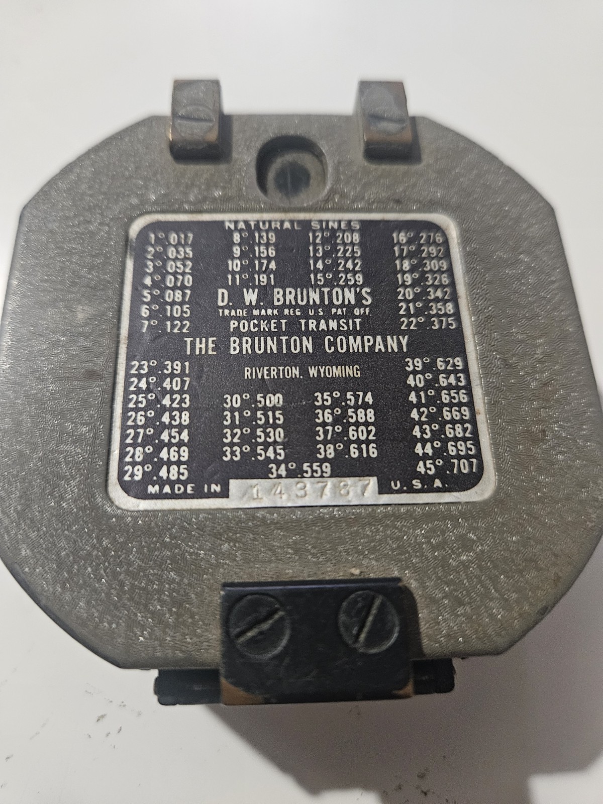 Vintage Brunton Pocket Transit