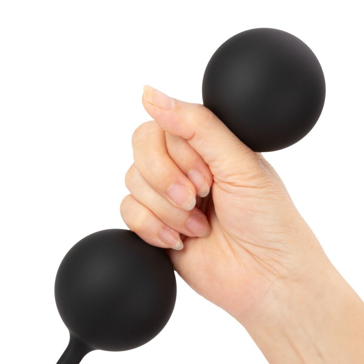 Silicone 2.35" Super Big Huge Extra Large XL Anal Beads Butt Plug Pull Ring
