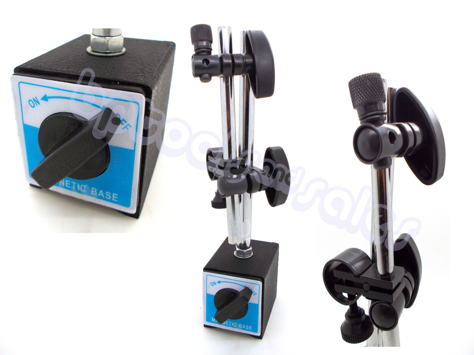 Universal MAGNETIC BASE Holder for Dial Test Indicator 132lbs Force