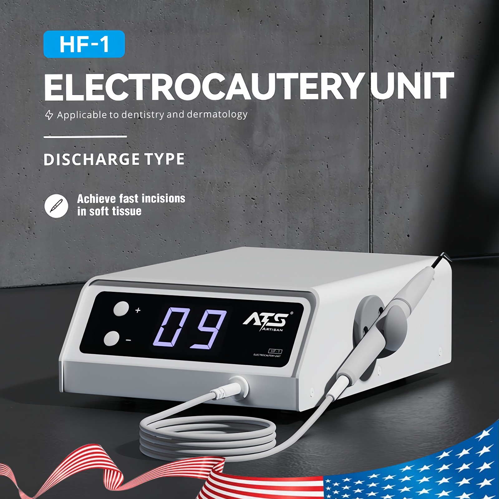 Dental Electrosurge Electrosurgery Unit for Cutting + Coagulating