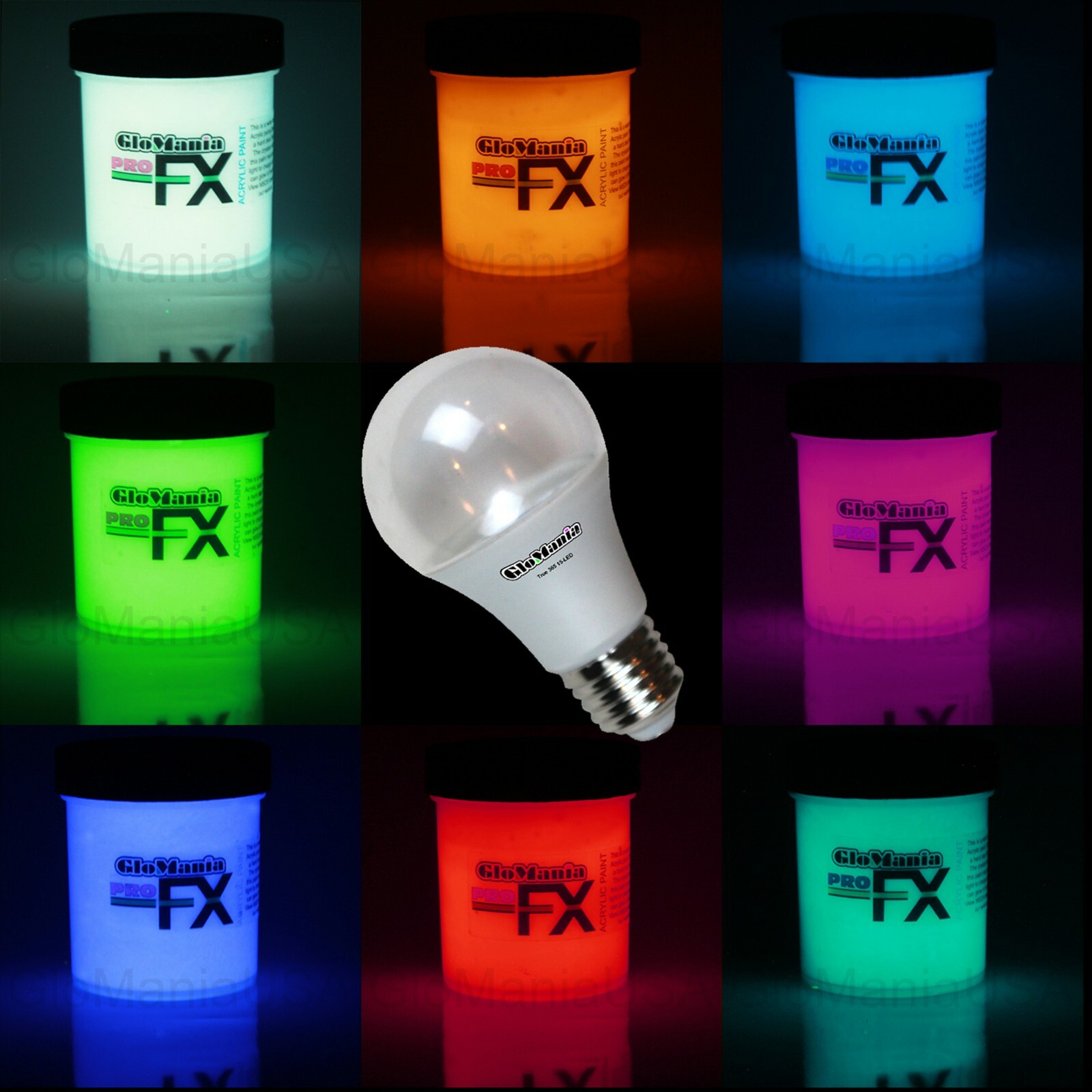 GLOW IN THE  DARK PAINT NEUTRAL SENSORY RELAXATION BLACK LIGHT GALAXIES STARS