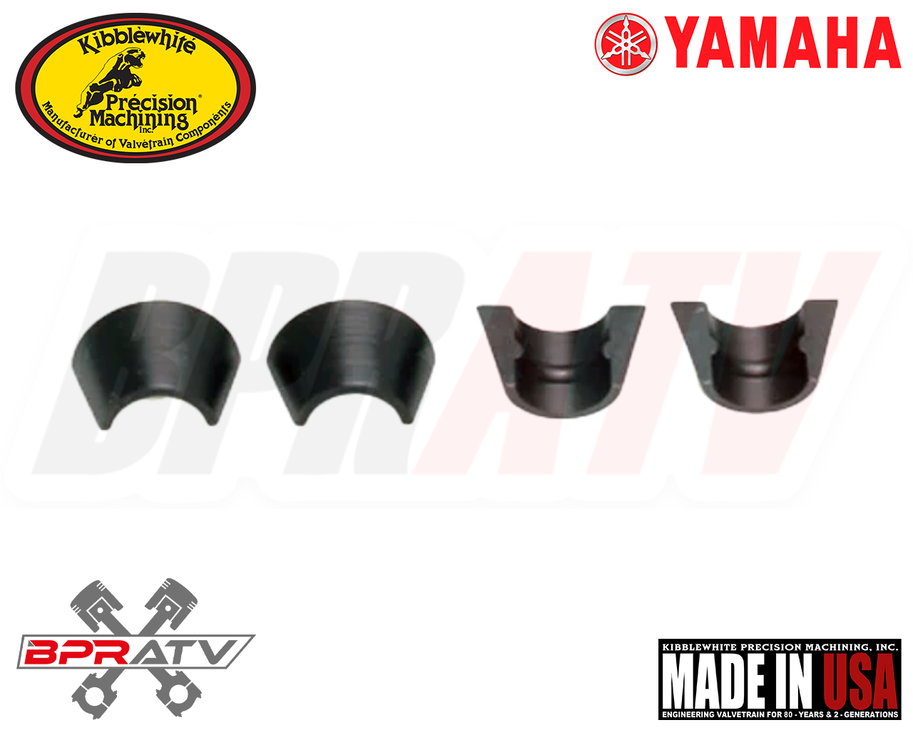 Yamaha Raptor 700 YFM700R Intake Exhaust Valve Kit KIBBLEWHITE Red Seals Keepers