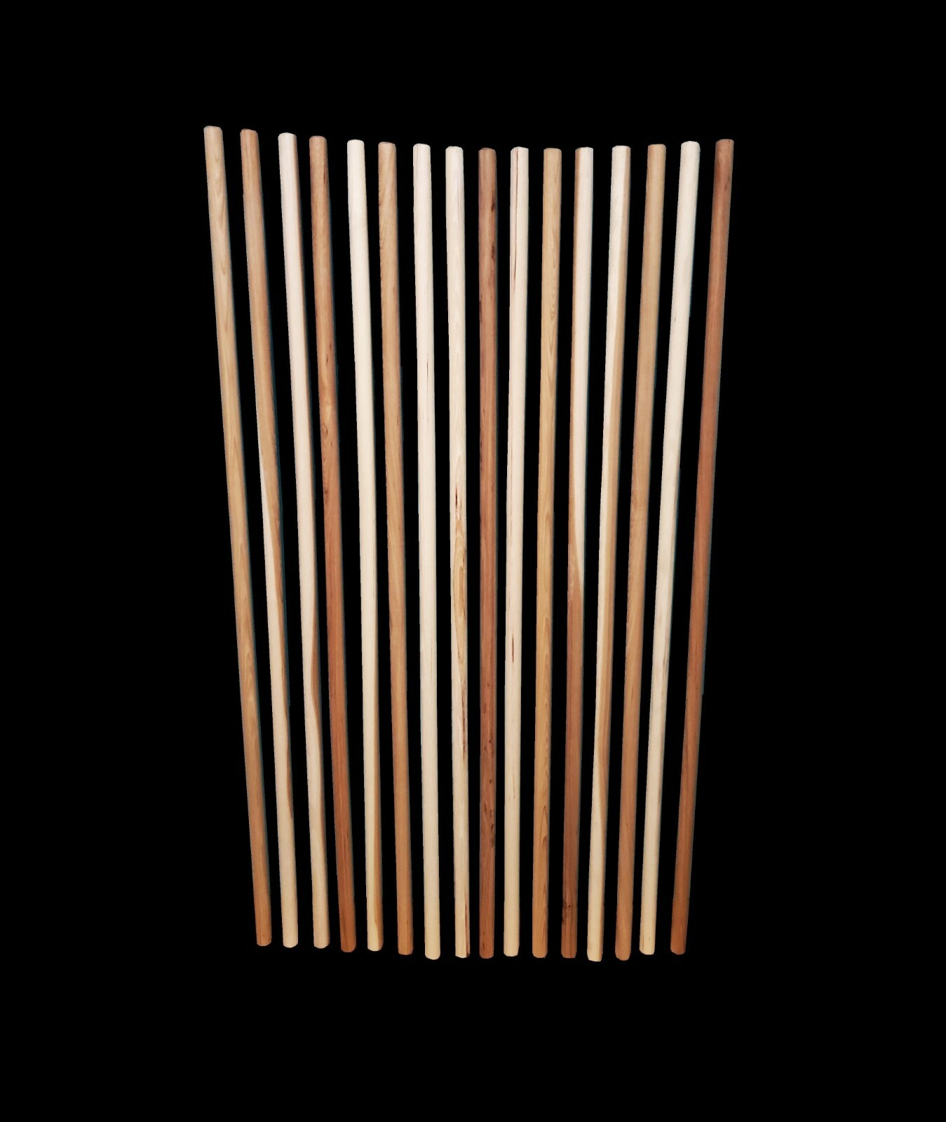 1 in. - 48 - 60 in. Appalachian Hickory Jo or Bo Staff By White Wolf Made in USA