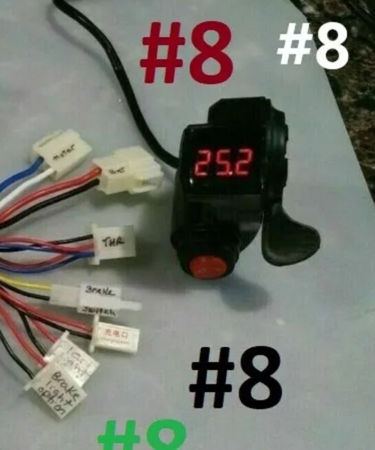 Razor 36v E300 mx 350 -READ throttle controller, electrical kit 36 Over Volt Kit