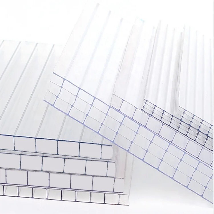 Pack of 2 sheets 24'' x 48'' x 8 mm (0.31") MULTIWALL POLYCARBONATE CLEAR PANELS
