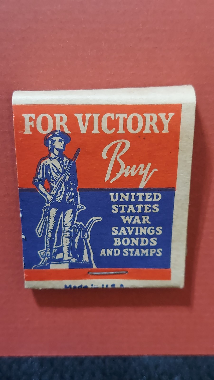 Orig. WWII Poster In Loyal Support Of Our Fighting Men Buy War Stamps & Bonds