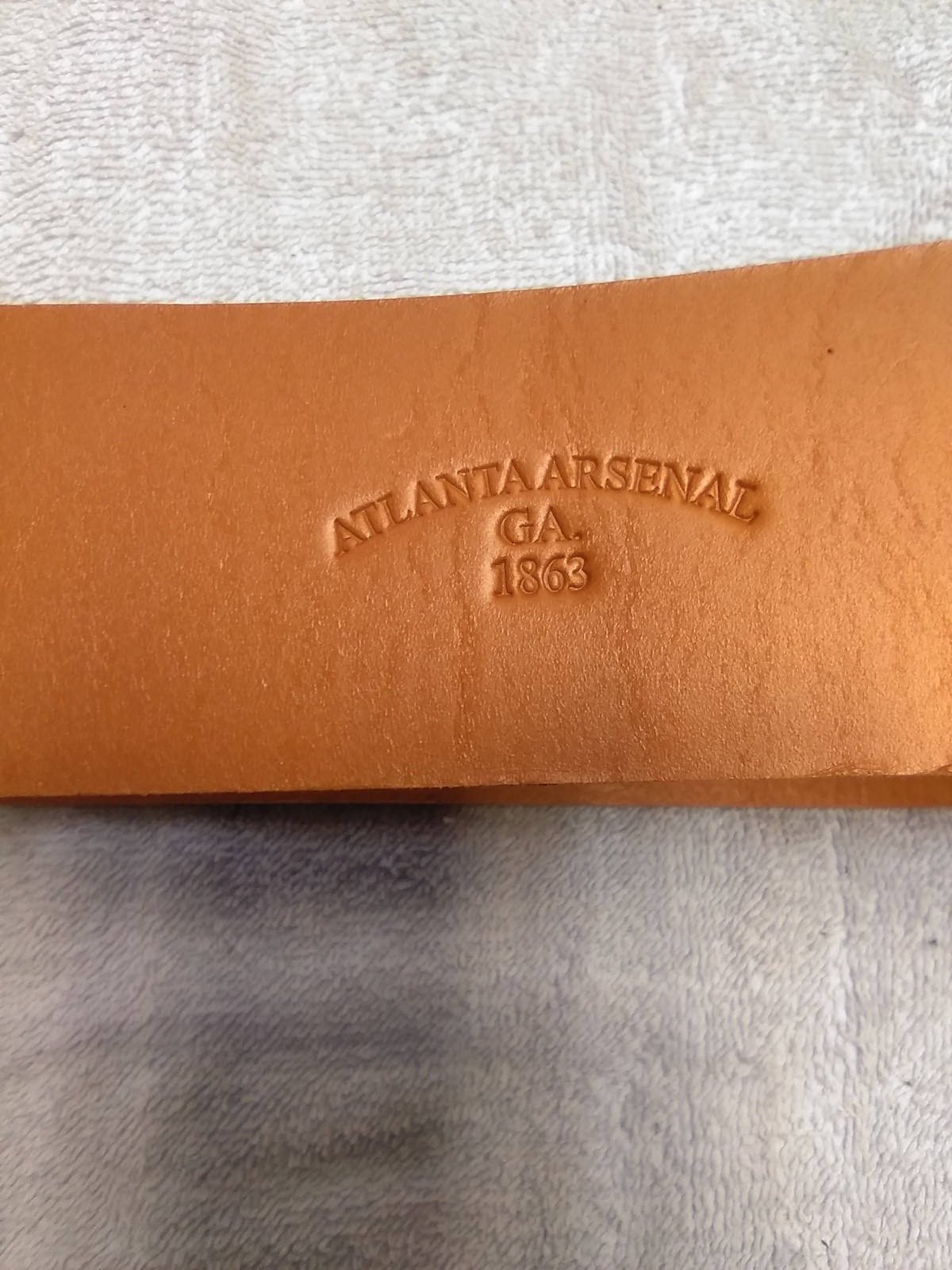 Early Atlanta Arsenal Belt with Belt Plate