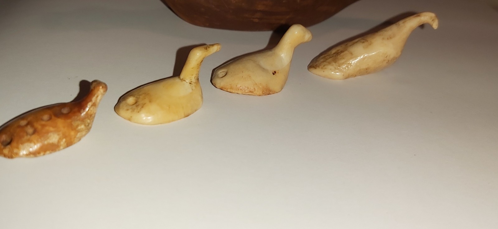 Alaska, Native Inuit, Box / Game Birds / Spear Points. 19th century.