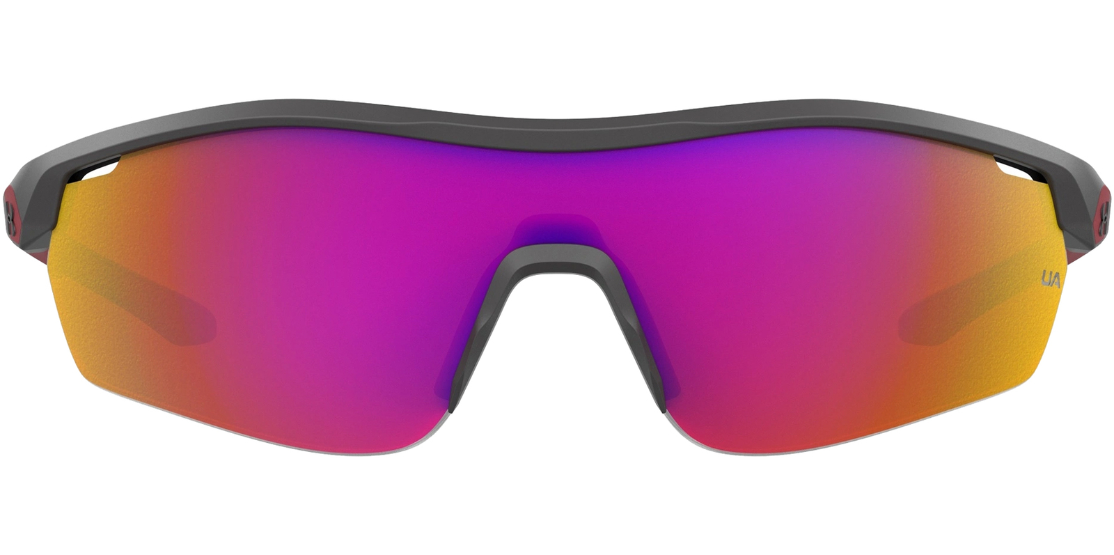 Under Armour Gametime Jr Semi-Rimless Shield Wrap Sunglasses - UA7001S 0R6S B3
