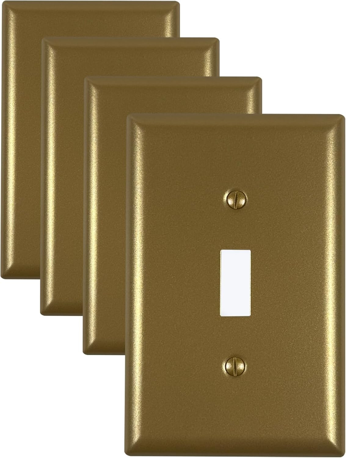 Metal Electrical Outlet Covers, Light Switch Cover Wall Plates, Mid Size Thicker
