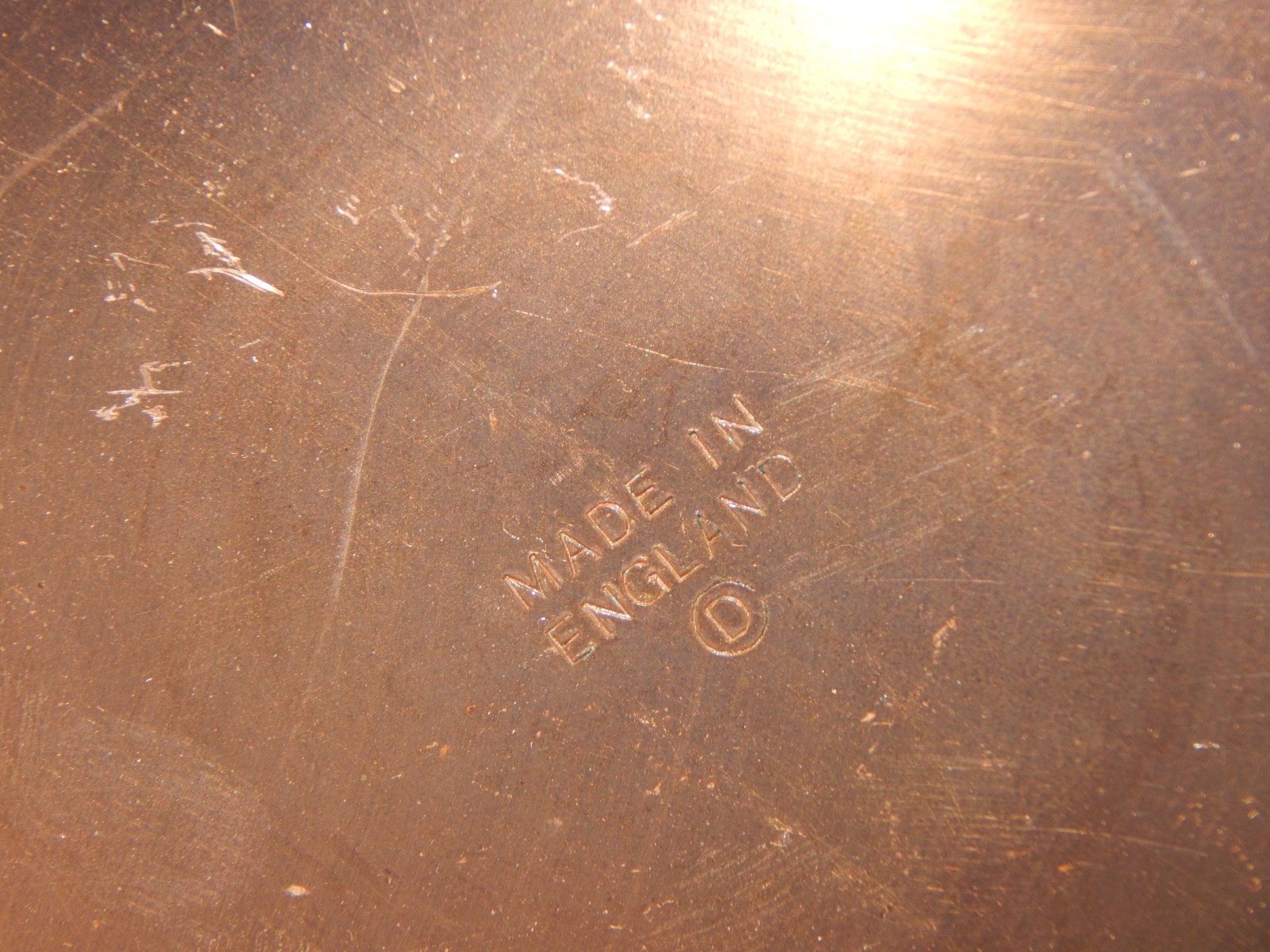 Vtg Copper Mug Brass Handle Made in England Beer Mug Moscow Mule Stein 5"