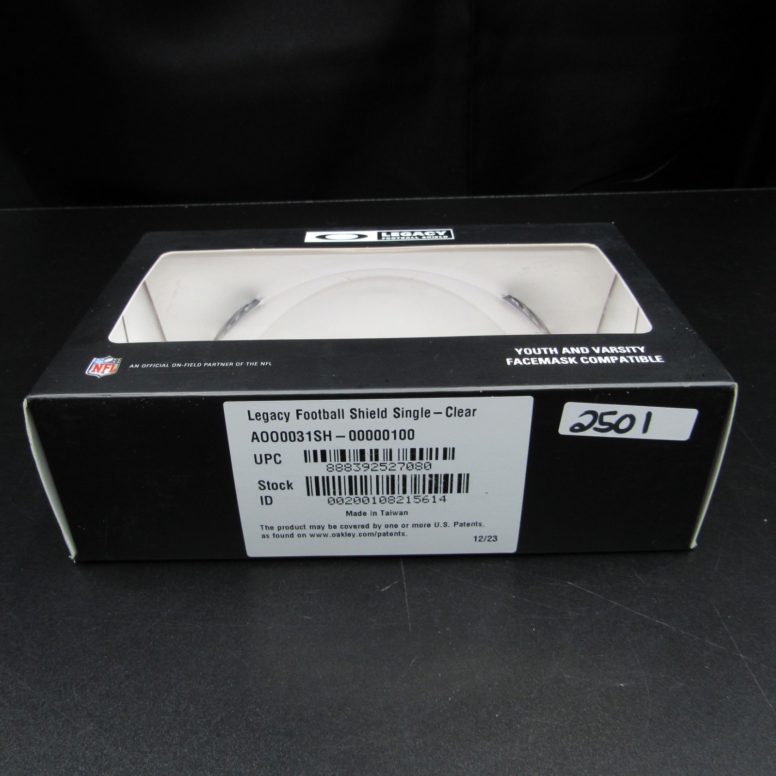 Oakley Legacy Football Helmet Shield Clear (Shield Only)