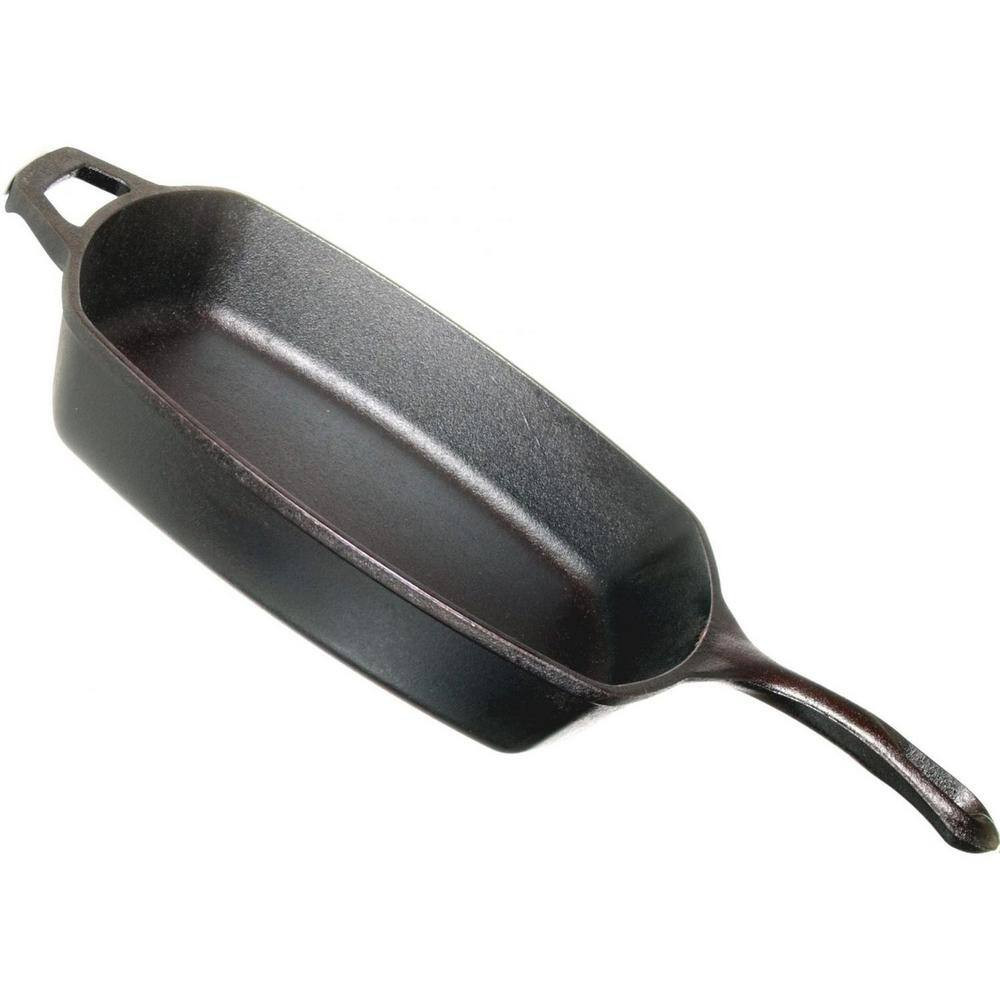 10.5 In. Cast Iron Skillet in Black