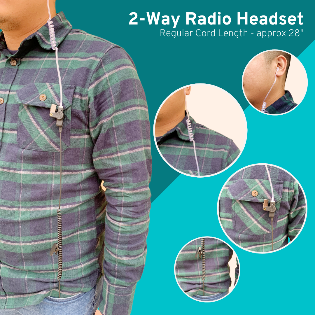 MaximalPower 3.5mm RECEIVER/LISTEN ONLY Headset Earpiece for 2-Way Radios 617-1N