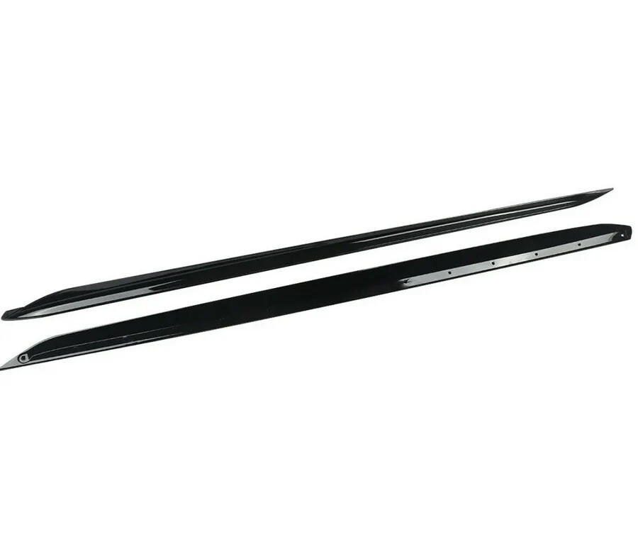 BMW 3 SERIES G20 SIDE SKIRT EXTENSIONS LIP BLADE M PERFORMANCE STYLE GLOSS BLACK