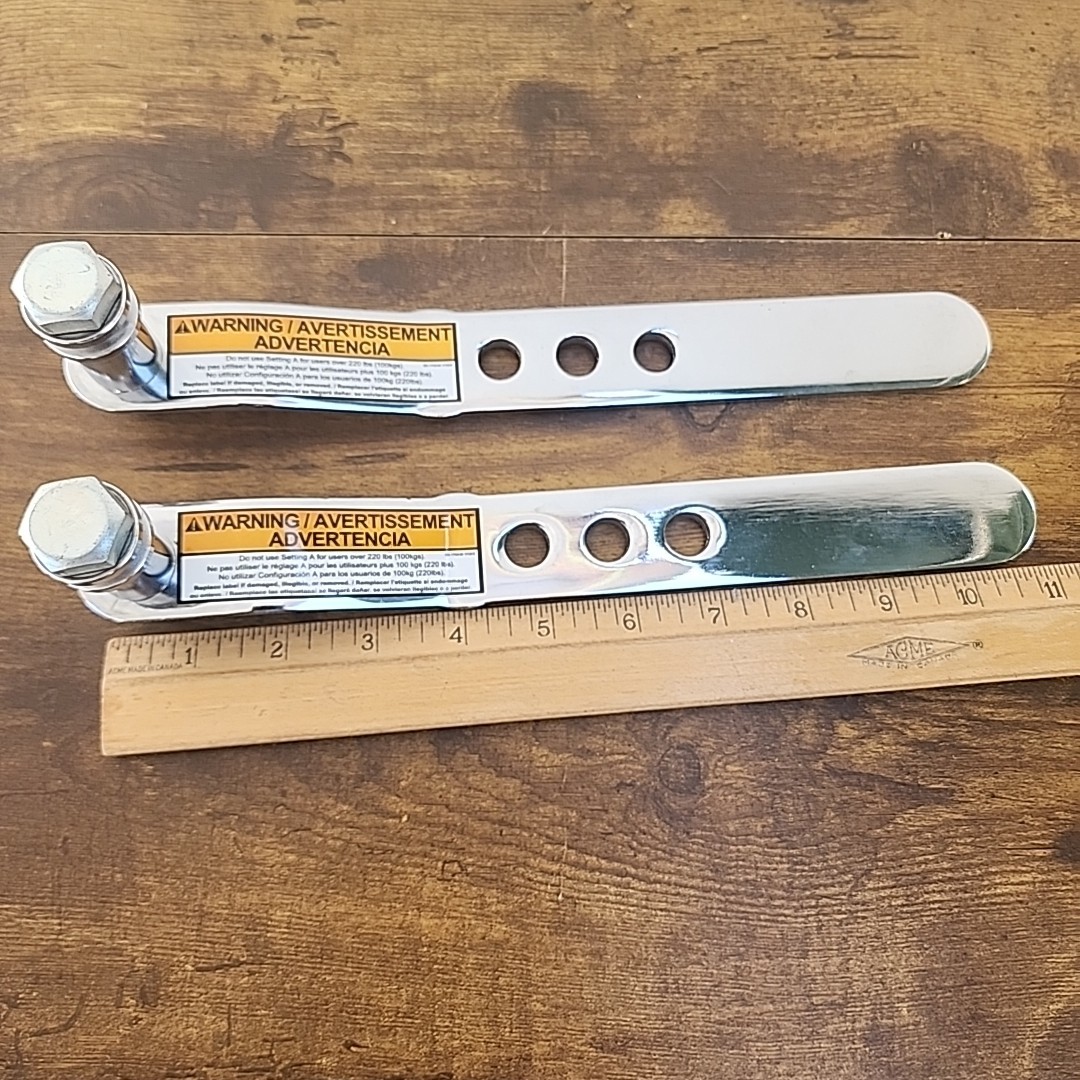 Teeter Hang Ups Inversion Table Replacement 3 Hole Hinges Pair EP 560 OEM Parts