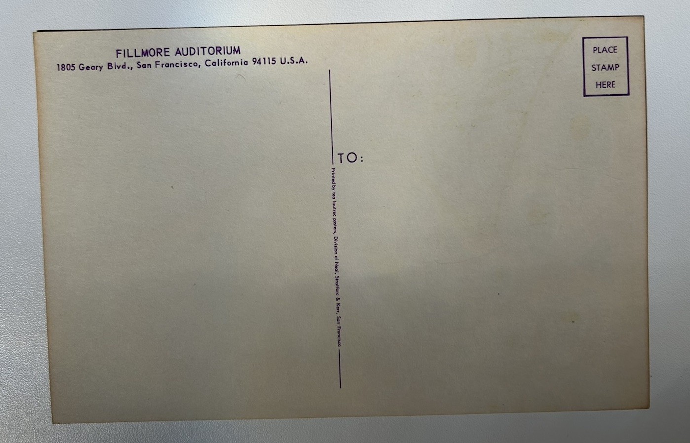 1967-FILLMORE BG-75 POSTCARD-DOORS/YARDBIRDS/RICHIE HAVENS-BONNIE MACLEAN-NM