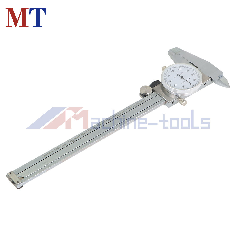 6 Inch Dial Caliper Shockproof Gauge 0.001" Of One Inch Stainless Steel