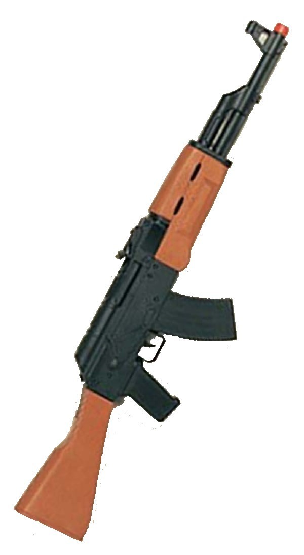 Toy AK-47 Machine Gun Halloween Prop Accessory 27" Long