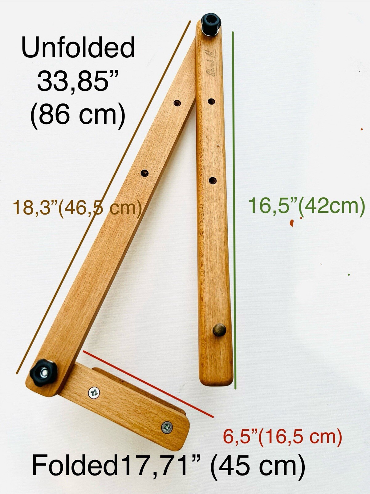 Artist Hand Support for Most Easel (Mahl Stick) 33,85 Inch ( 86 Cm)