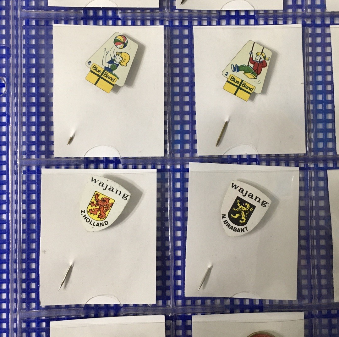 Vintage MARGARINE German Dairy Advertising Logo Lapel Hat Stick Pins Pin Lot