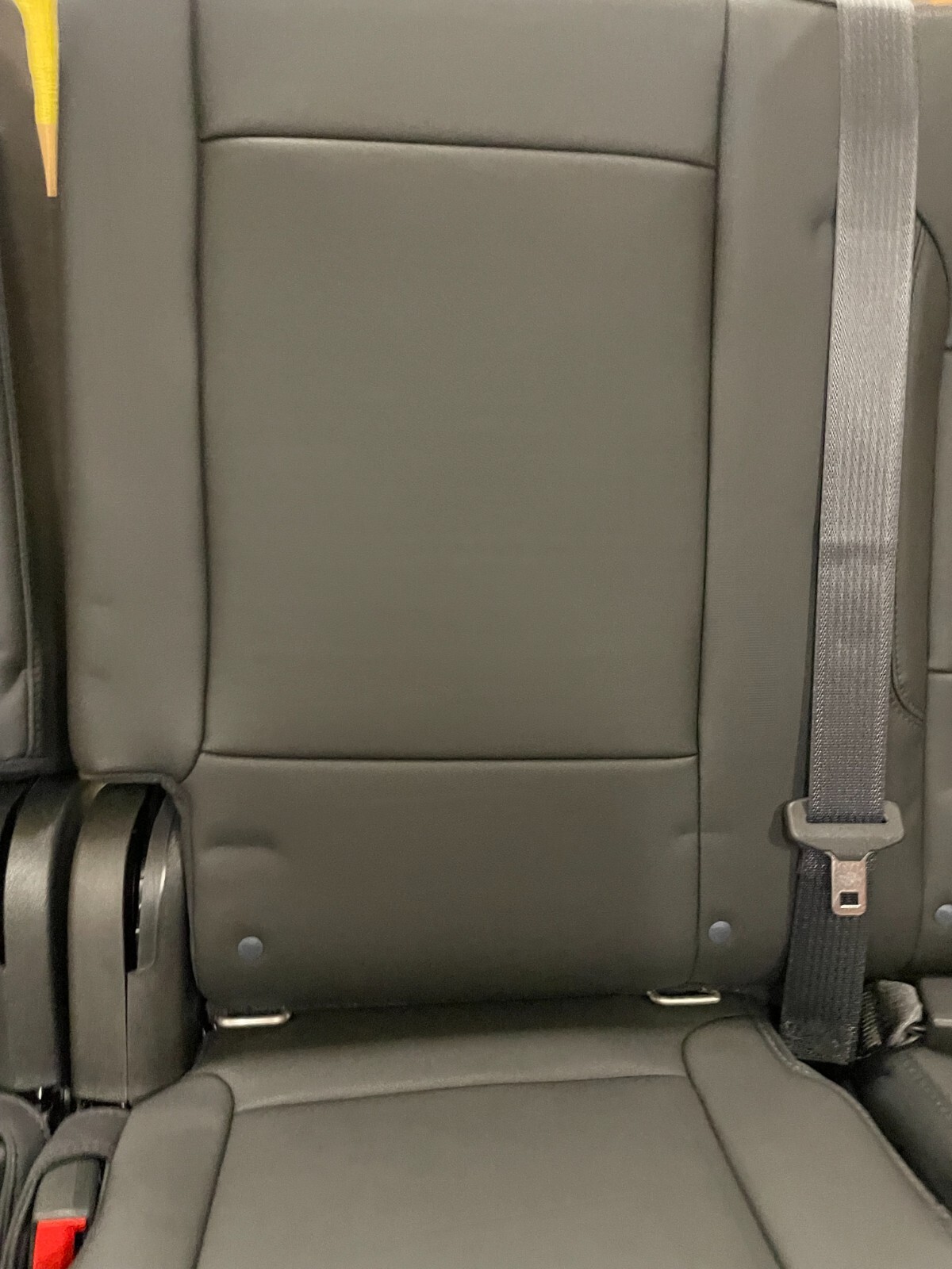 21-25 TAHOE YUKON ESCALADE SUBURBAN LEATHER 2ND ROW SEAT EBONY (JET BLACK) OEM