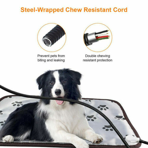 Electric Pet Heating Pad Warmer Heater Bed Heated Mat Waterproof for Dog Cat Pet