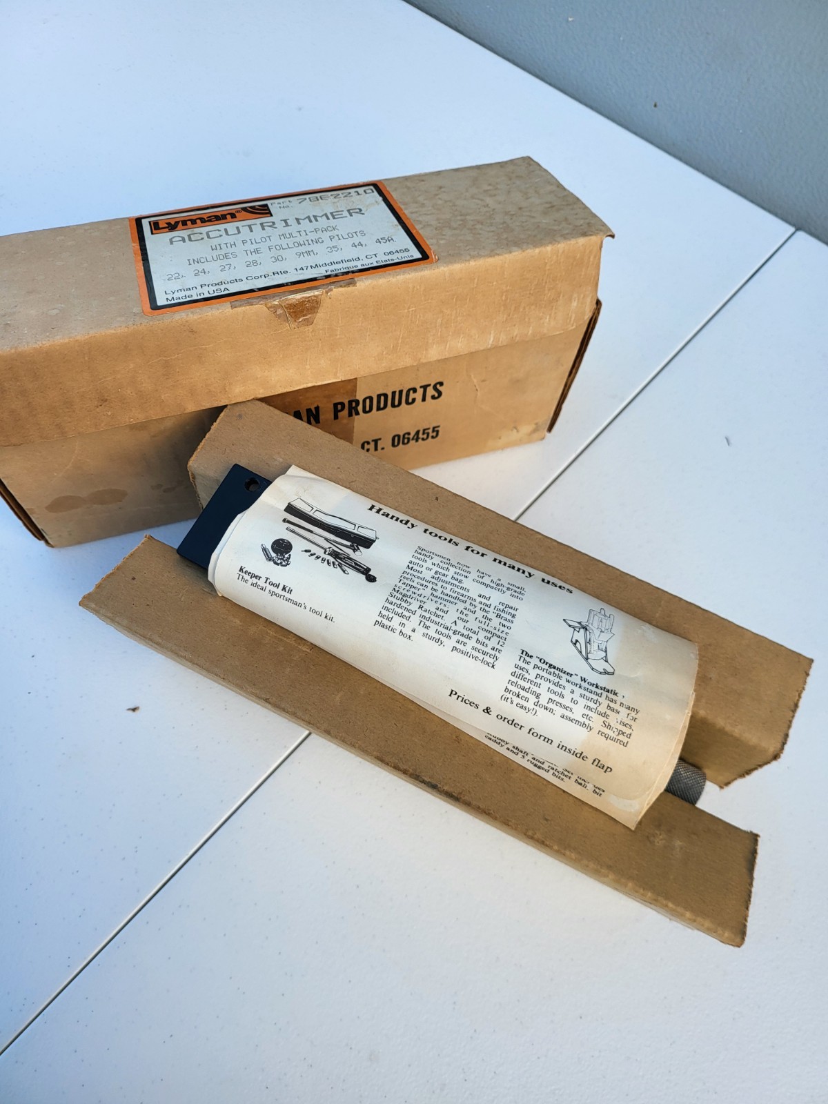 Vintage Lyman Accu Trimmer Precision Tool For Ammo Reloading For Case Trimming