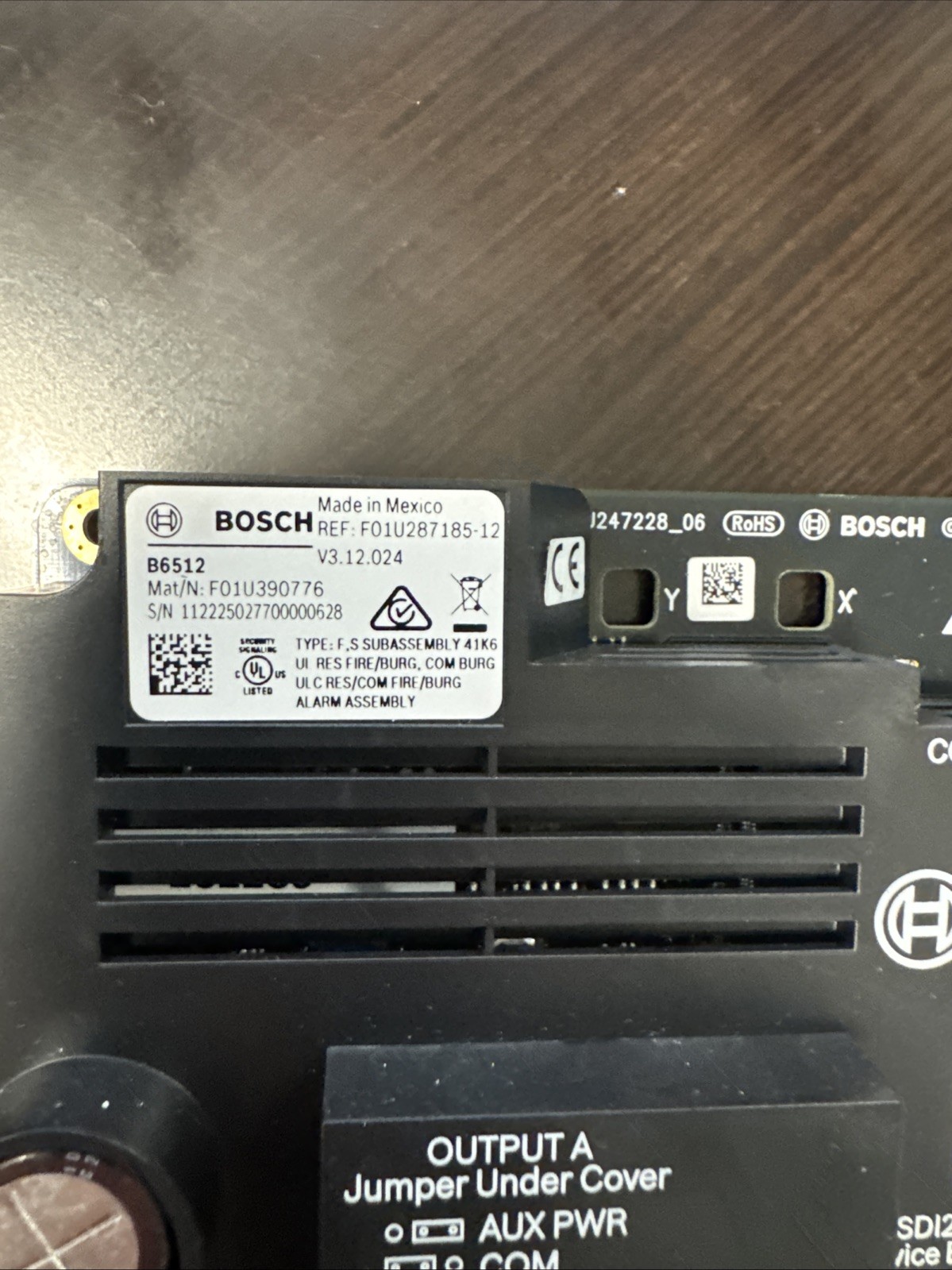 BOSCH B6512 Alarm Panel Tested & Working Clean