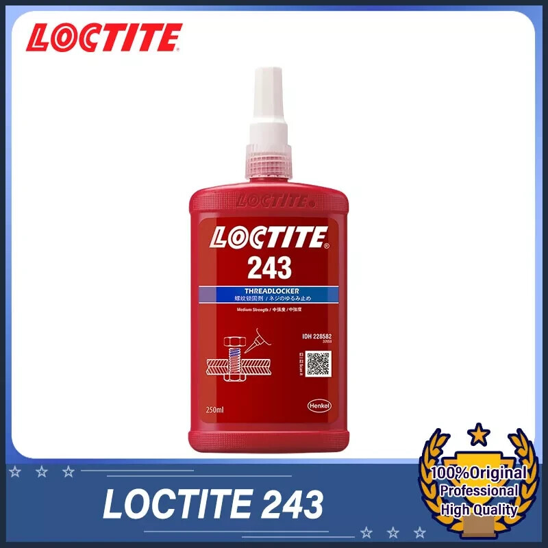 2Pcs Loctite 243 Blue Thread locker Medium Strength 50ml
